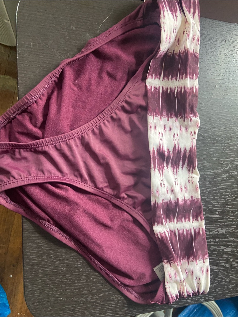 Into The Bleu Swimwear Bikini Bottom Fold Over Tie